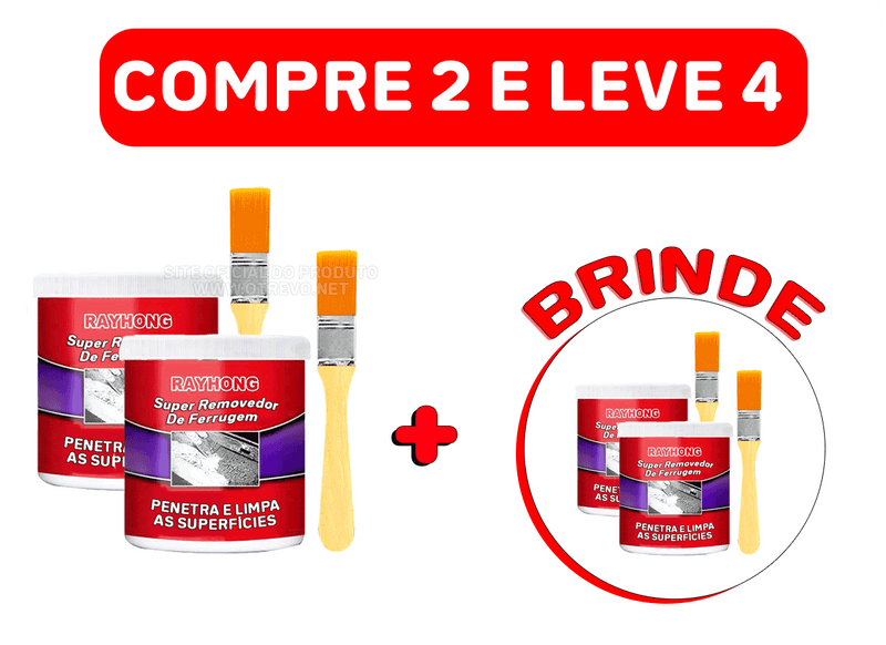 Super Removedor de Ferrugem Instantâneo - IRONGOLD®