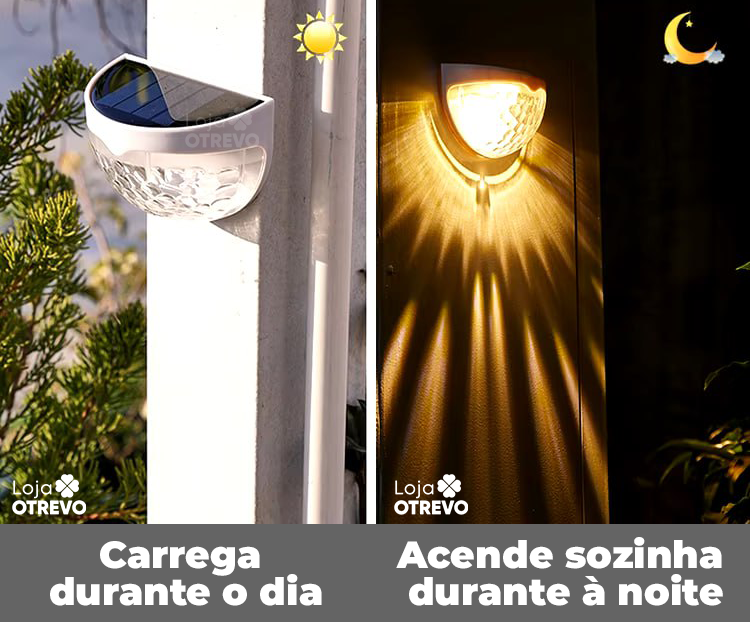 EcoLight - Luminária Solar (Recarregável) (COMPRE 1 E LEVE 2)