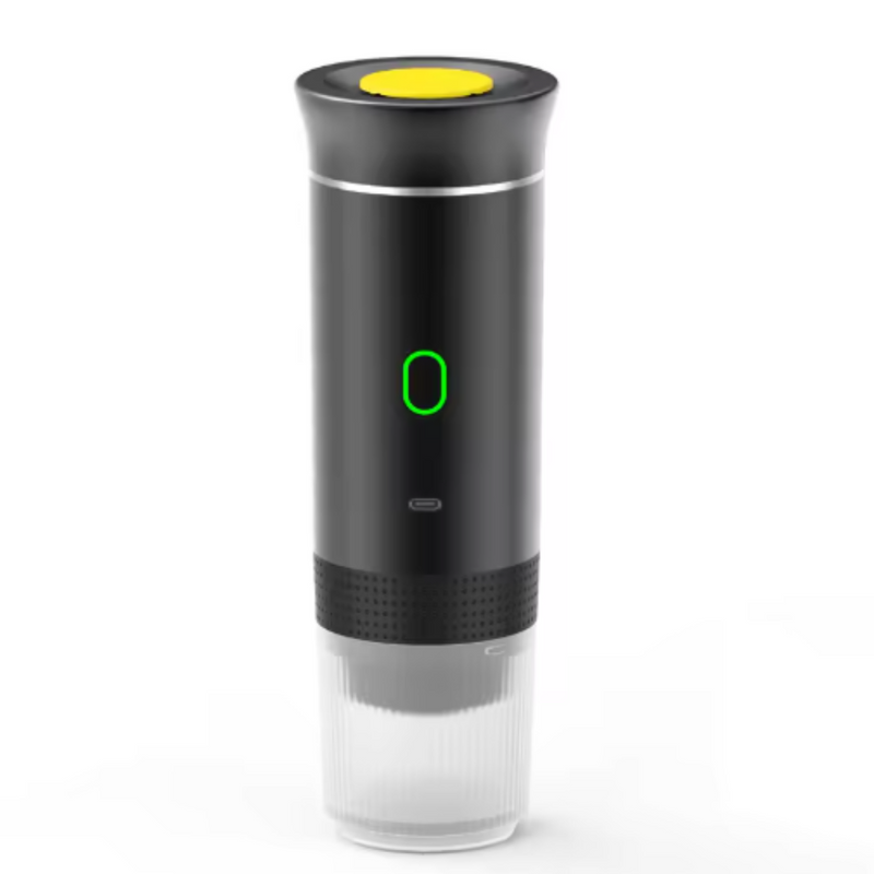 Máquina de Café Expresso Portátil 3 em 1 – Sem Fio, USB-C, 15 Bar, para Cápsulas e Pó