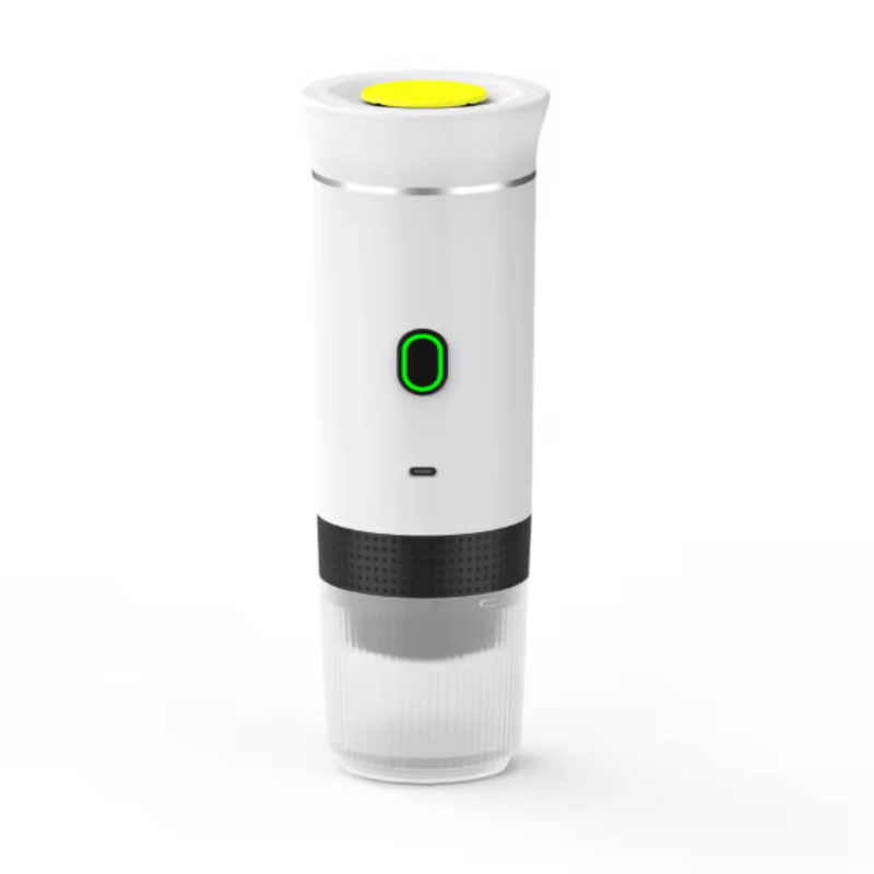 Máquina de Café Expresso Portátil 3 em 1 – Sem Fio, USB-C, 15 Bar, para Cápsulas e Pó