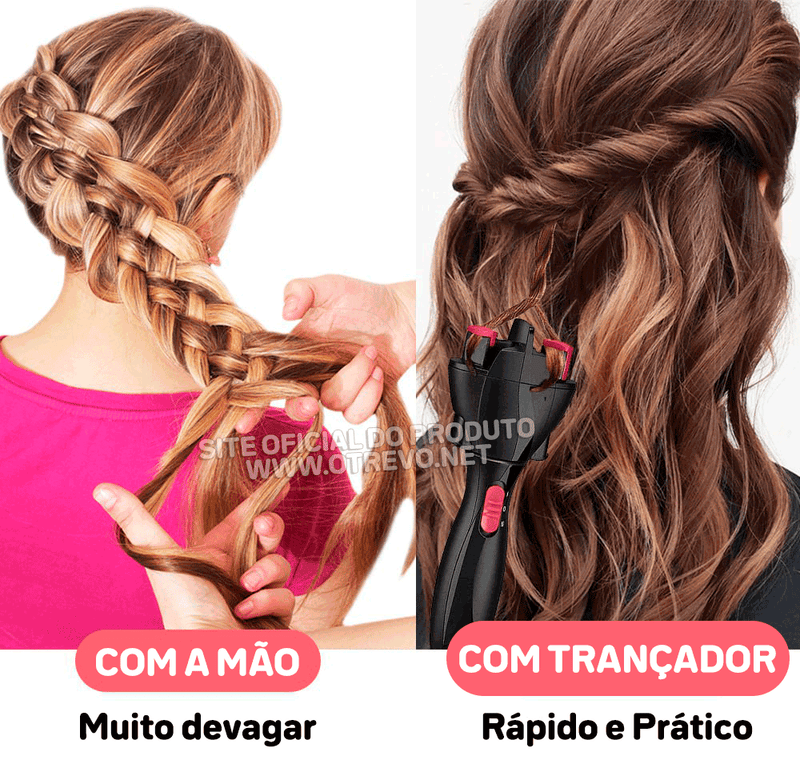 Trançadora Automática de Cabelo - ®TwisterHair (PRODUTO ORIGINAL)