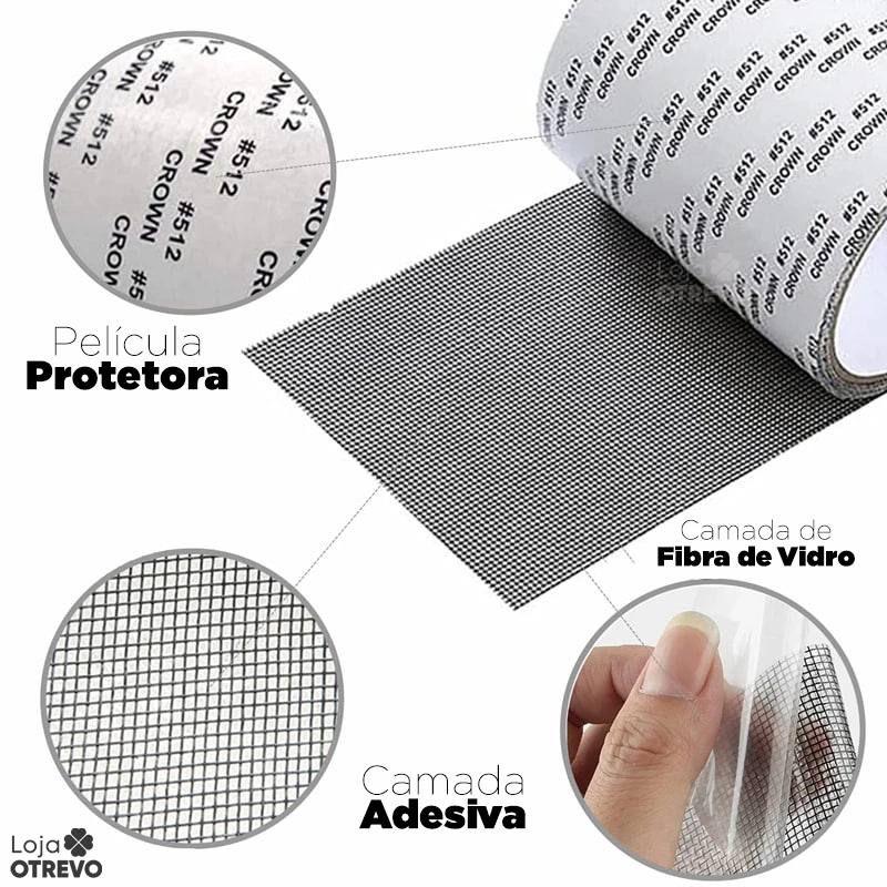 Fita Auto adesiva para Reparo de telas - Screen tape®