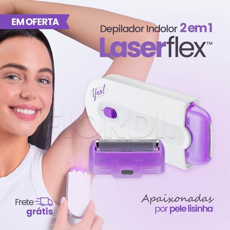 Depilador Indolor 2 em 1 - LaserFlex™ + [Brinde]