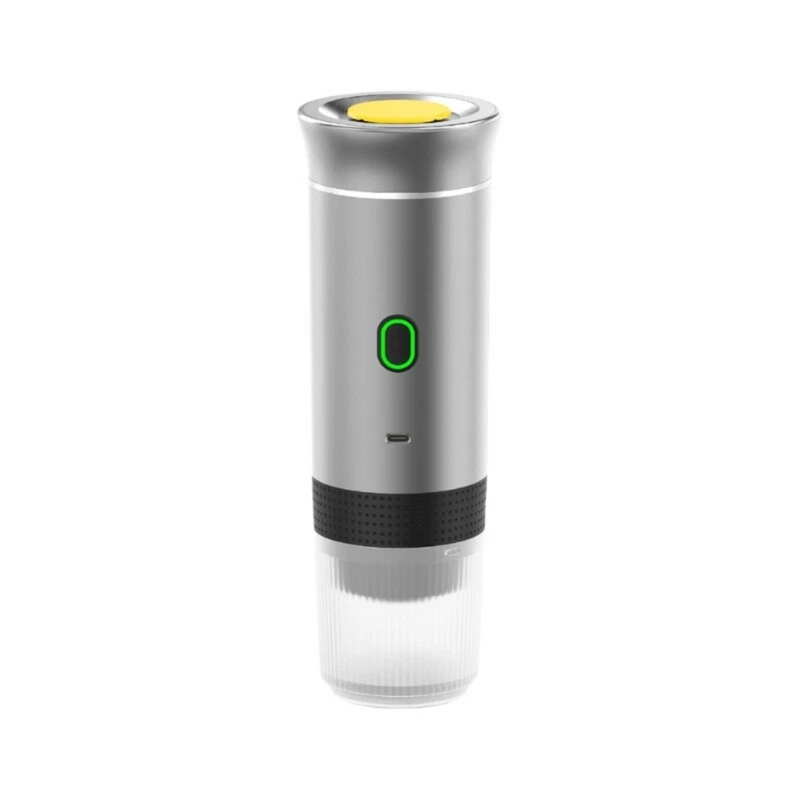 Máquina de Café Expresso Portátil 3 em 1 – Sem Fio, USB-C, 15 Bar, para Cápsulas e Pó