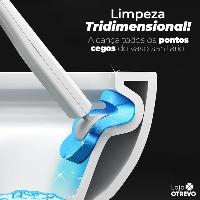 Toilet Plus® - Escova Super Higiênica Reutilizável