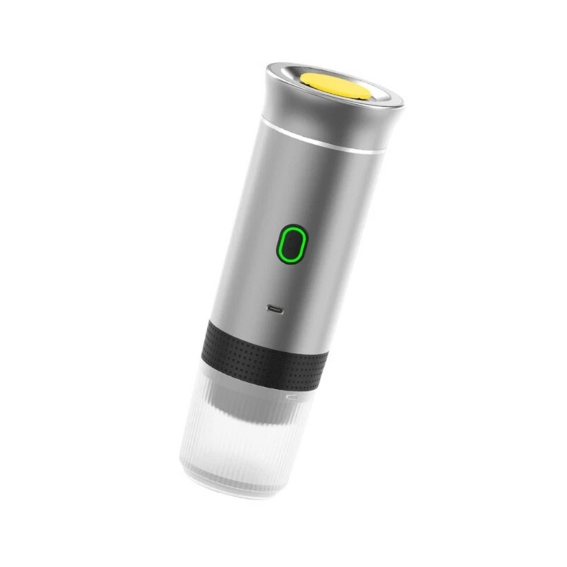 Máquina de Café Expresso Portátil 3 em 1 – Sem Fio, USB-C, 15 Bar, para Cápsulas e Pó