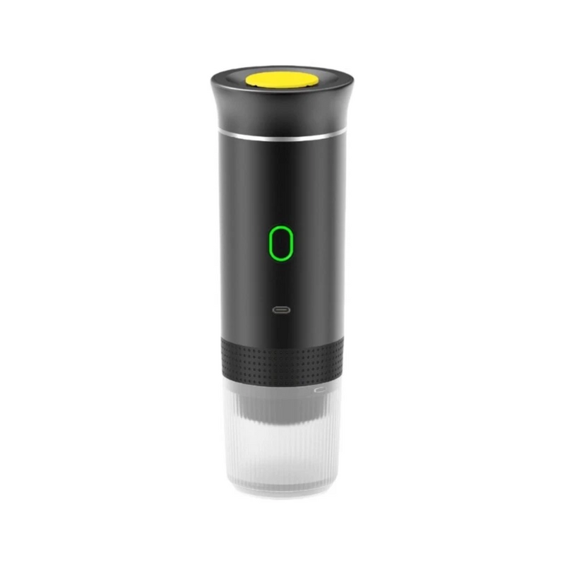 Máquina de Café Expresso Portátil 3 em 1 – Sem Fio, USB-C, 15 Bar, para Cápsulas e Pó