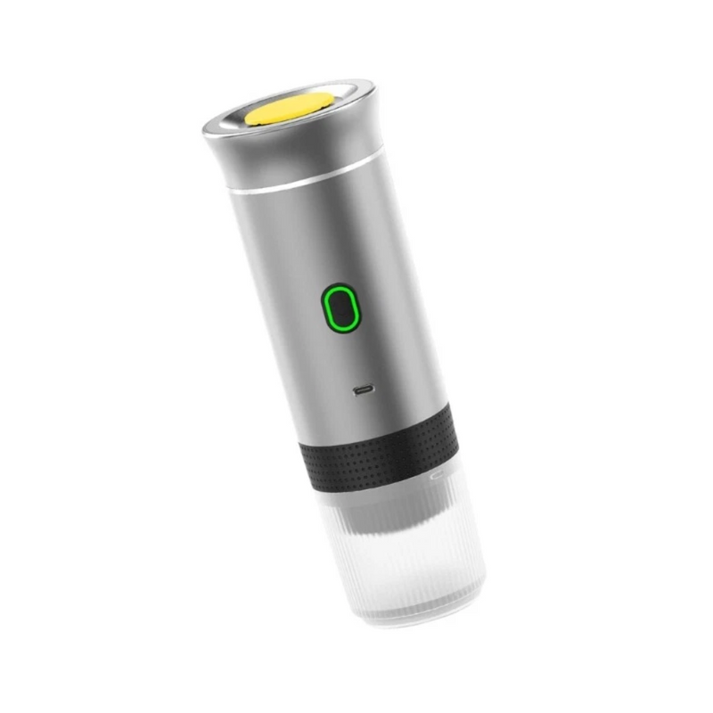 Máquina de Café Expresso Portátil 3 em 1 – Sem Fio, USB-C, 15 Bar, para Cápsulas e Pó