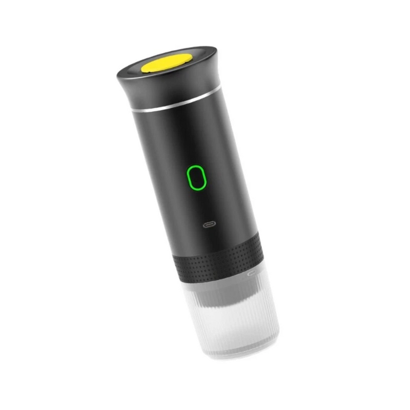 Máquina de Café Expresso Portátil 3 em 1 – Sem Fio, USB-C, 15 Bar, para Cápsulas e Pó