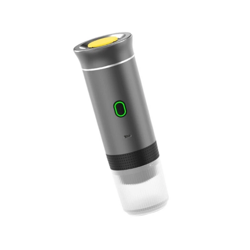 Máquina de Café Expresso Portátil 3 em 1 – Sem Fio, USB-C, 15 Bar, para Cápsulas e Pó