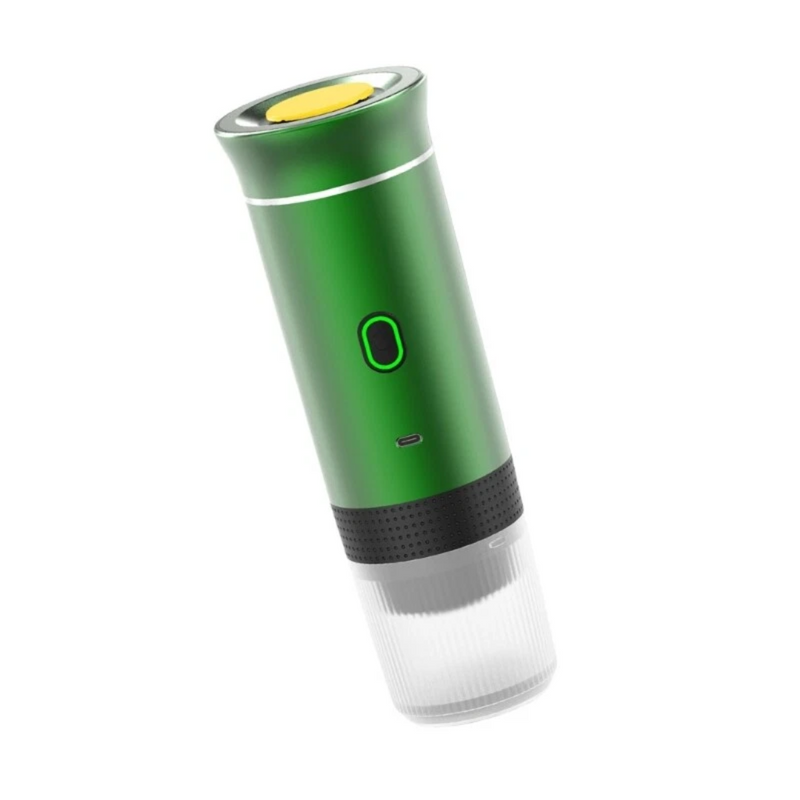 Máquina de Café Expresso Portátil 3 em 1 – Sem Fio, USB-C, 15 Bar, para Cápsulas e Pó