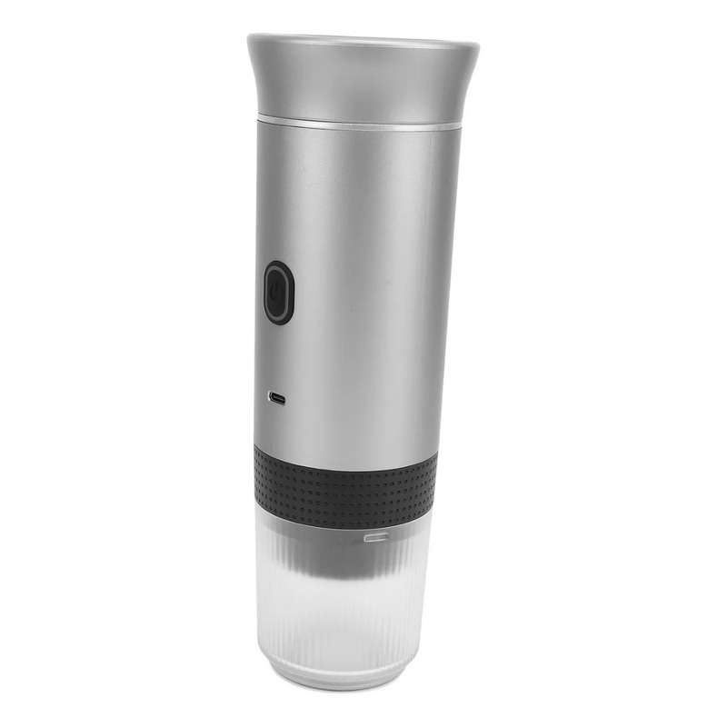 Máquina de Café Expresso Portátil 3 em 1 – Sem Fio, USB-C, 15 Bar, para Cápsulas e Pó