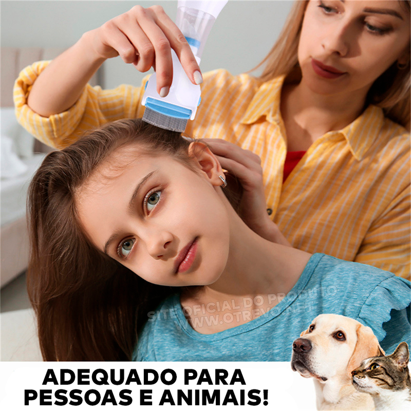 Pente Aspirador de insetos - ®Techdu (Para Pessoas e Pets )