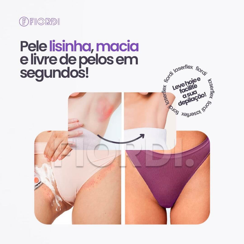 Depilador Indolor 2 em 1 - LaserFlex™ + [Brinde]