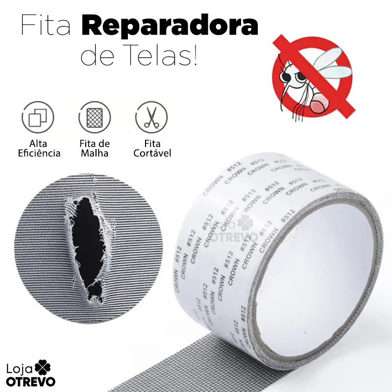 Fita Auto adesiva para Reparo de telas - Screen tape®