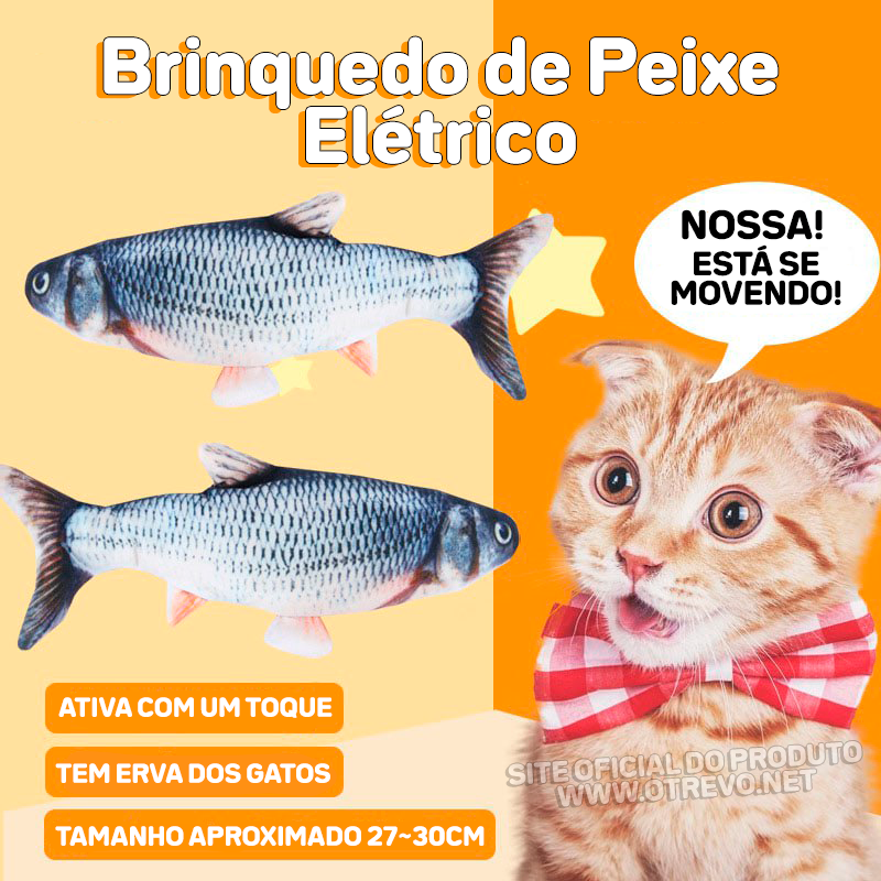 Brinquedo de Peixe Elétrico - ®FishToy