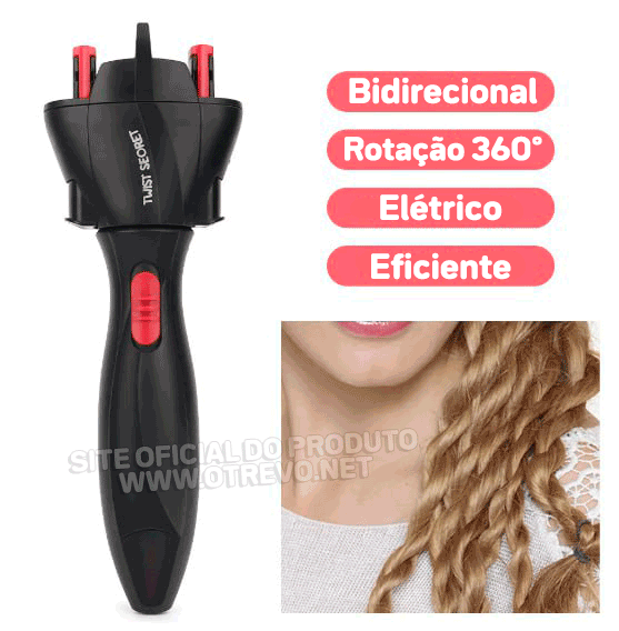 Trançadora Automática de Cabelo - ®TwisterHair (PRODUTO ORIGINAL)