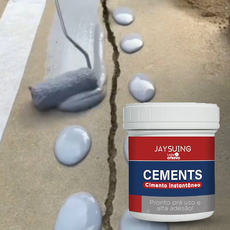 CEMENTS° - Cimento Instantâneo 3 em 1 (Reparador de Rachaduras e Buracos)