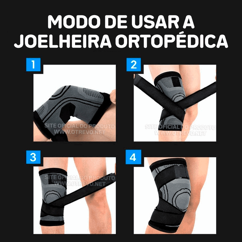 Joelheira Ortopédica de Compressão ®Confort Premium