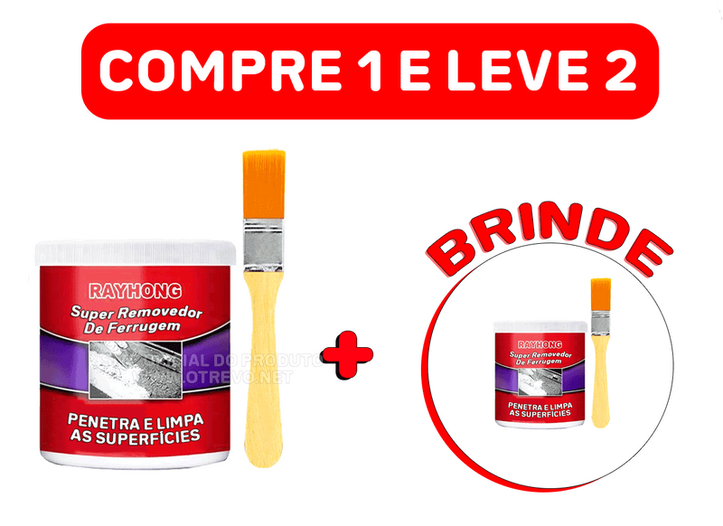 Super Removedor de Ferrugem Instantâneo - IRONGOLD®