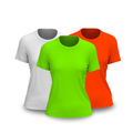 Kit 3 Camisetas Tecnológicas Femininas Fitne Smart - Anti Suor