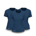 Kit 3 Camisetas Tecnológicas Femininas Fitne Smart - Anti Suor