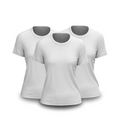 Kit 3 Camisetas Tecnológicas Femininas Fitne Smart - Anti Suor