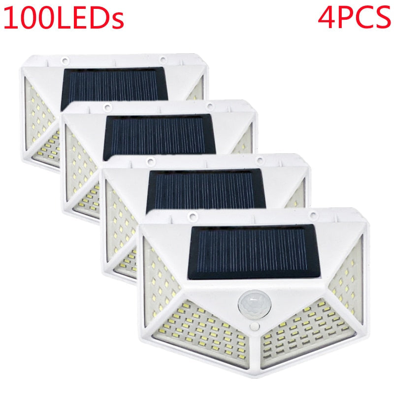 Luminária Solar 100 Led Sem Fio Automática ®LightAll