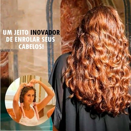 Modelador de Cachos Sem Calor - ®Hair Modeler