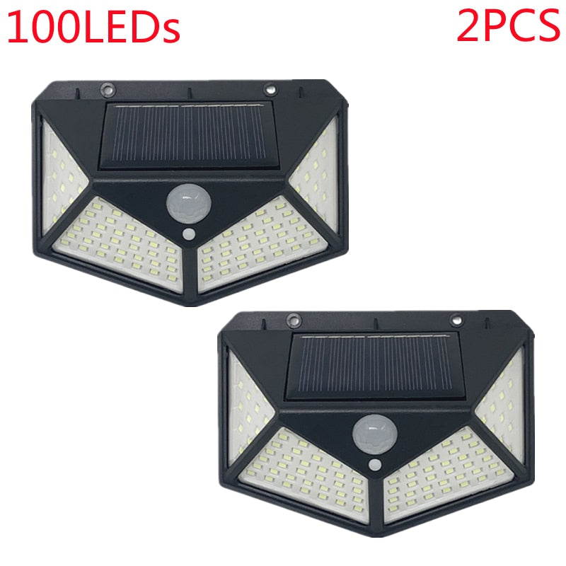 Luminária Solar 100 Led Sem Fio Automática ®LightAll