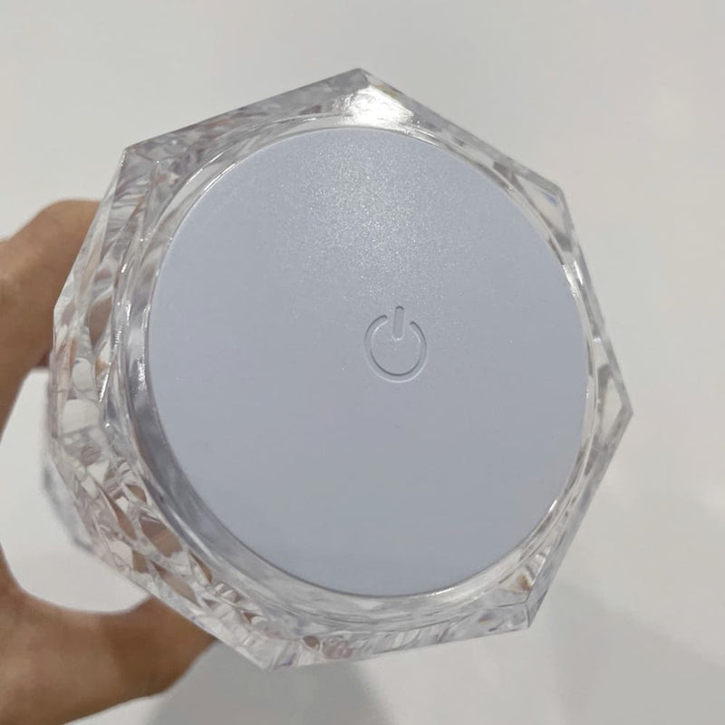 Lúminaria de Led Cristal Para Mesa Com Sensor Touch USB - CrystalLed®