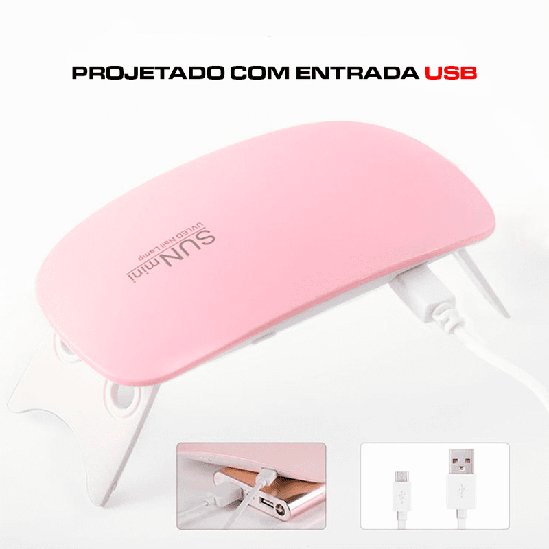 Mini Secador Para Unhas Secagem ultra rápida - SECKNAIL®