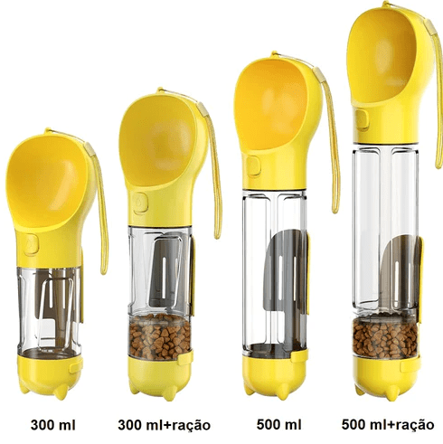 Garrafa de água para Cães e Gatos 4 em 1 ®PetBottle