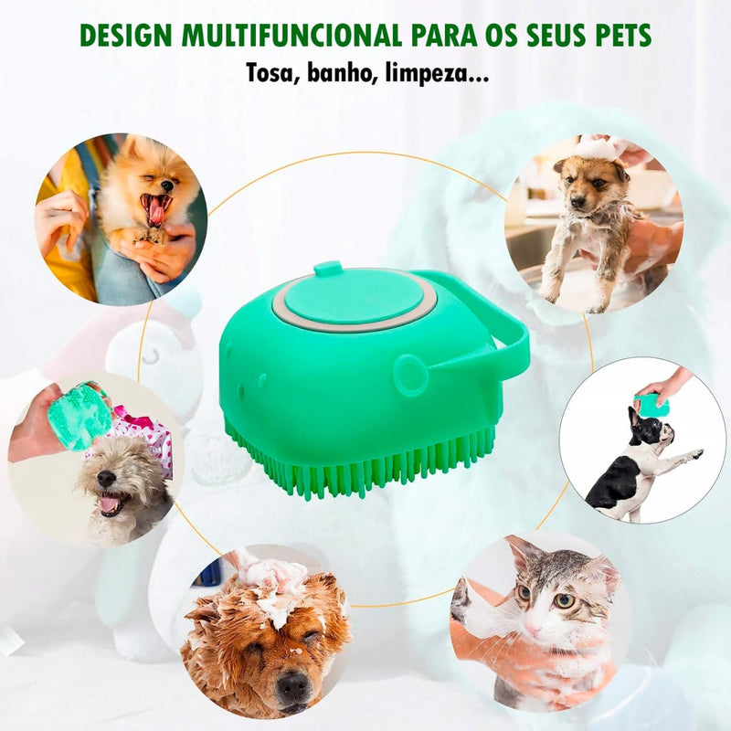 Escova de Banho para Animais de Estimação 3 em 1 - WashPet® (ULTIMO DIA PROMOÇÃO)