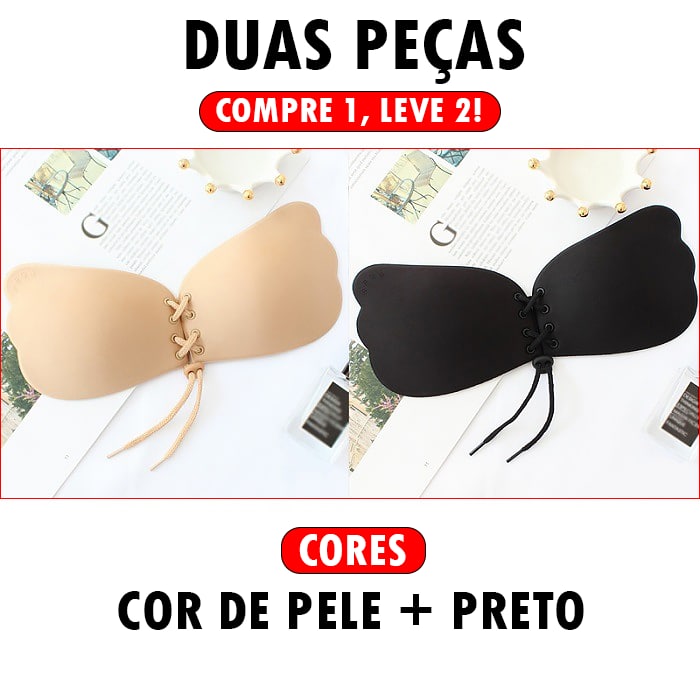 Sutiã Adesivo invisível levanta Seios ®PUSH UP - Compre 1 e leve 2