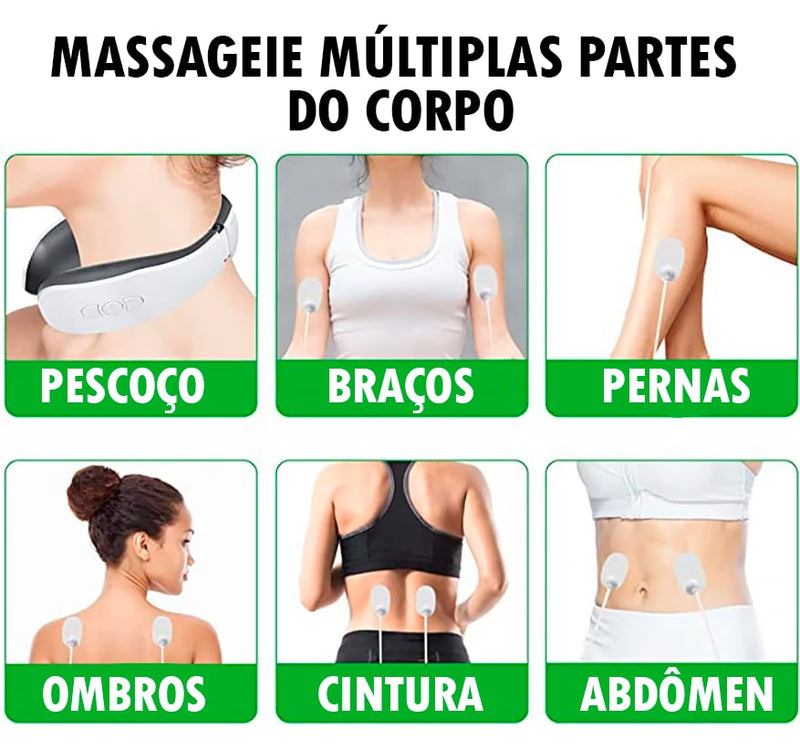 Massageador Elétrico Cervical e vertebral ®Neck Smart Pró (ALIVIO IMEDIATO DAS DORES)