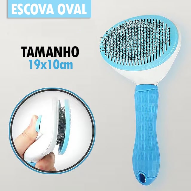 Escova Removedora de Pelos Mortos Para Cães e Gatos ®MagicBrush