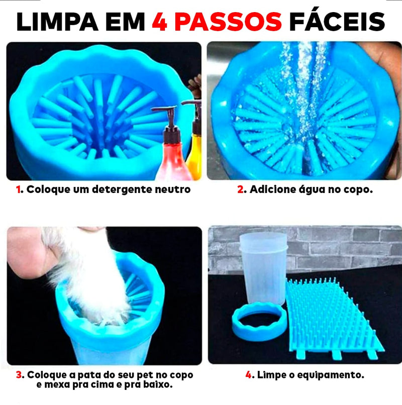 Limpador de Patas Portátil Para Cães e Gatos  ®CleanPeth