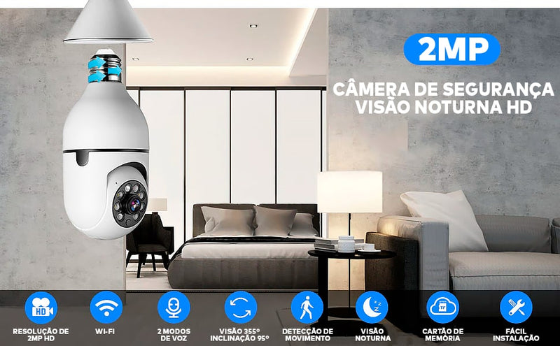 Camera de segurança de alta resolução full HD ®MAXSECURITY