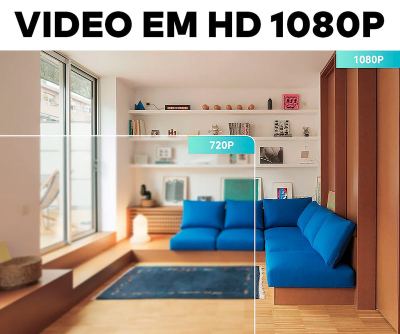 Camera de segurança de alta resolução full HD ®MAXSECURITY