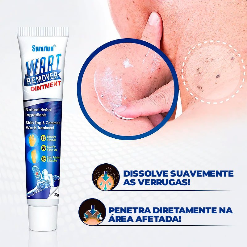 Removedor de Verrugas Olho de Peixe ®ClearCream