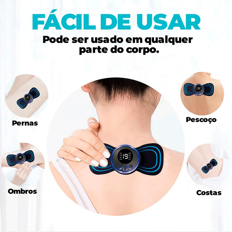 Mini Massageador Elétrico Para Costa, Braços, Pernas - VARIMAX® (ELIMINA 100% AS VARIZES)