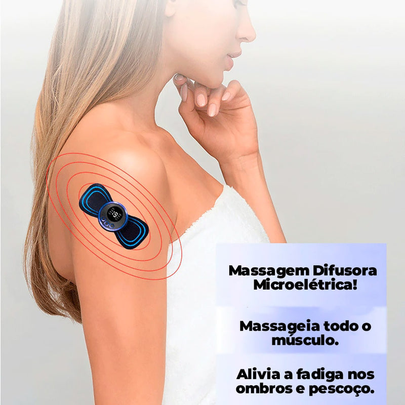 Mini Massageador Elétrico Para Costa, Braços, Pernas - VARIMAX® (ELIMINA 100% AS VARIZES)