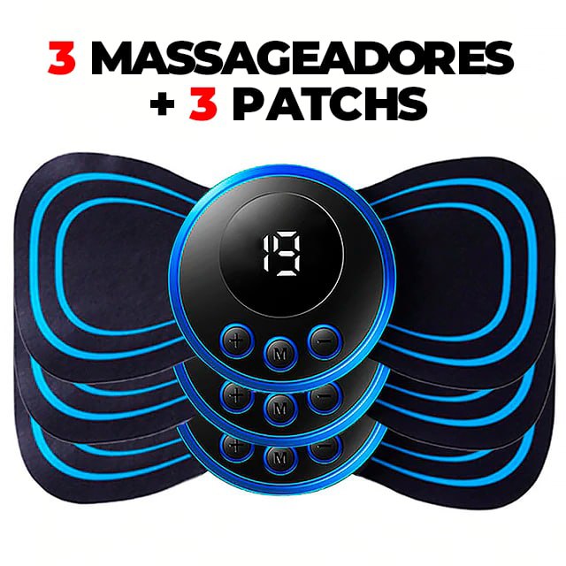 Mini Massageador Elétrico Para Costa, Braços, Pernas - VARIMAX® (ELIMINA 100% AS VARIZES)