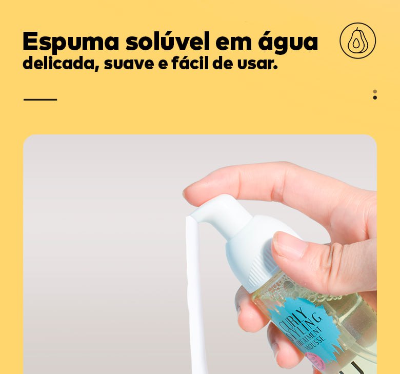 Mousse Para Cabelos Cacheados Ondulados - ®CurlyMax