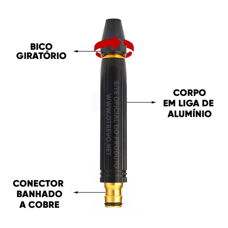 Bocal de Mangueira de Alta Pressão Ajustavel - PowerJet (JATO SUPER FORTE)