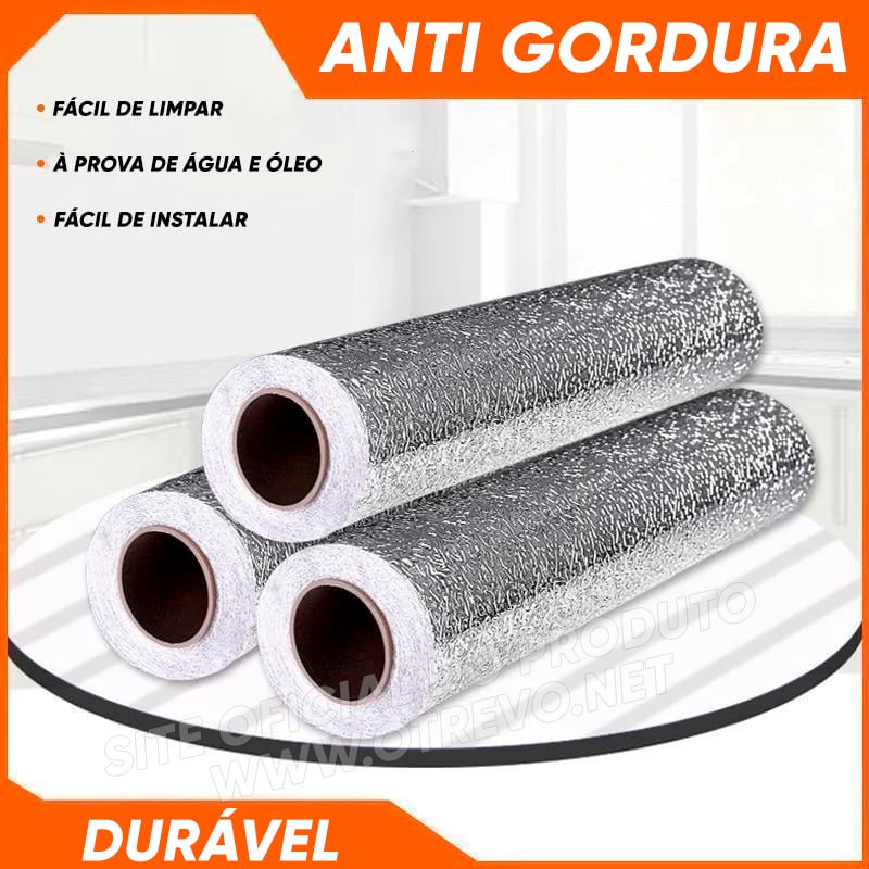 Papel Adesivo Anti Gordura - MaxClean® (À Prova de água e fogo)