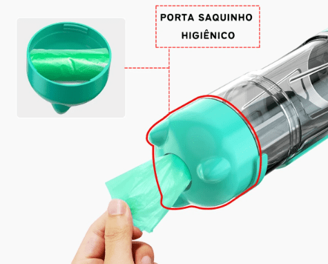 Garrafa de água para Cães e Gatos 4 em 1 ®PetBottle