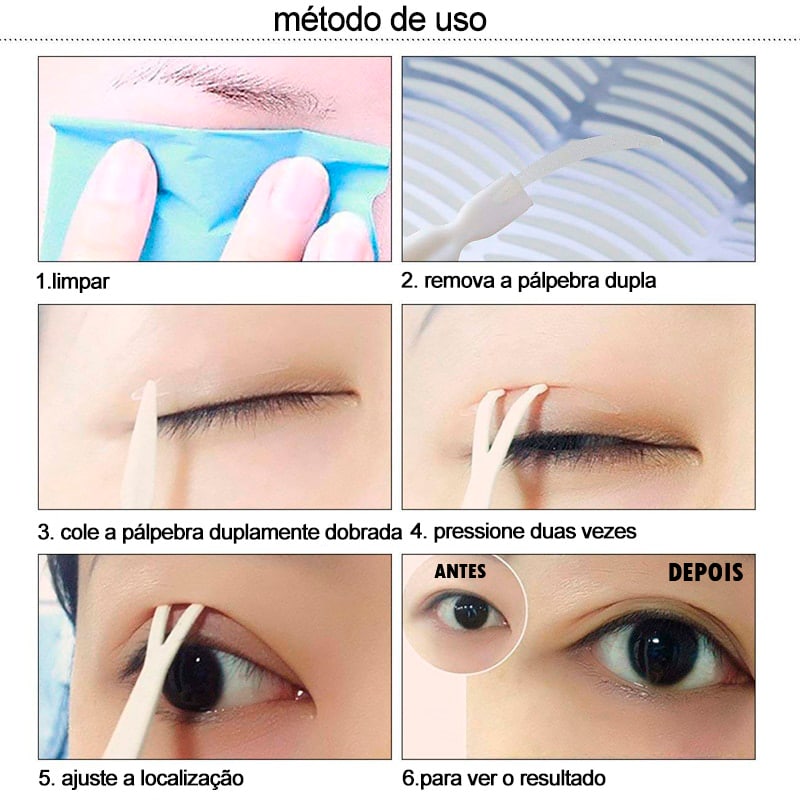 Fitas Adesivas Para Pálpebras Caídas + Aplicador - PalpeMax®