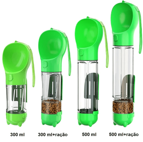 Garrafa de água para Cães e Gatos 4 em 1 ®PetBottle